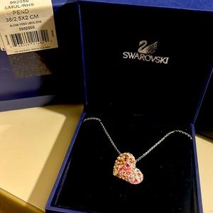 Swarovski heart necklace